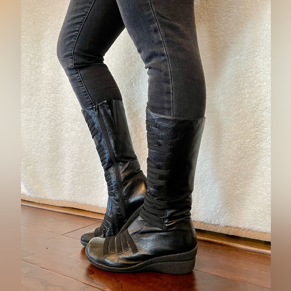 Miz Mooz Orso Boots - Black - EU size 38 (fits like US 7 or 7.5)